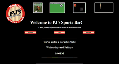 Desktop Screenshot of pjssportsbar.com